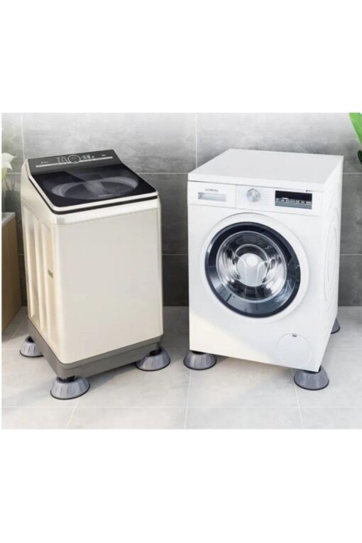 Çamaşır Makinesi Titreşim Engelleyici Set - Gürültü Azaltıcı ve Kaymayı Önleyici Pedler