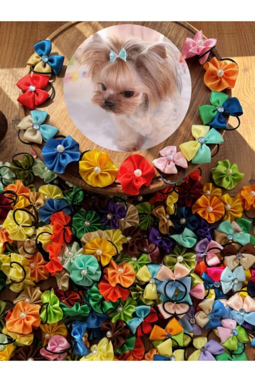 lastikli kedi köpek tokası 20 adet karışık - Görsel 3