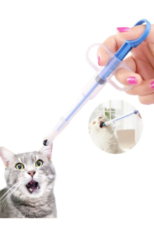 Kedi Köpek Hap Yutturma Enjektörü Yumuşak  Hap Yutturma aparatı - Görsel 3