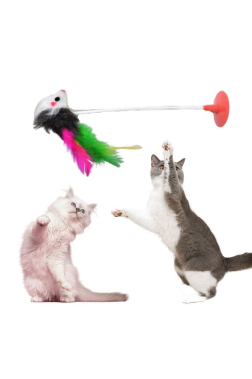 kedi fare oyuncağı vantuzlu - Görsel 3