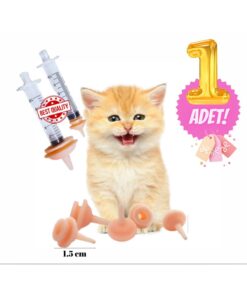 Evcil Hayvan Mini Silikon Meme Yavru Kedi Köpek Hamster Emzik Biberon P-00011111