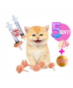 Evcil hayvan mini silikon hamster köpek kedi emzik fake nipple 5adet