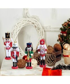 Nutcracker Fındıkkıran Yılbaşı Süsü 12cm 4lü Set