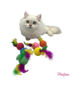 Tüylü Sünger Kedi Oyuncağı