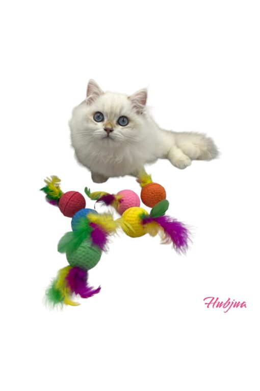 Tüylü Sünger Kedi Oyuncağı