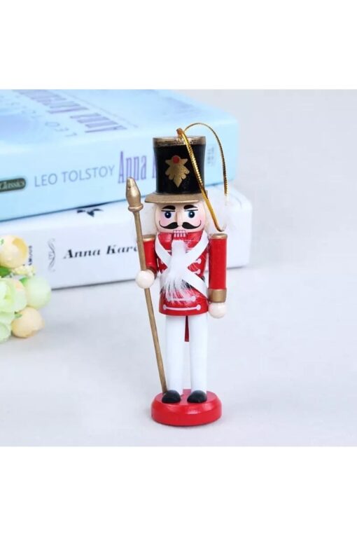 Nutcracker Fındıkkıran Yılbaşı Süsü 12cm 5li Set - Görsel 3