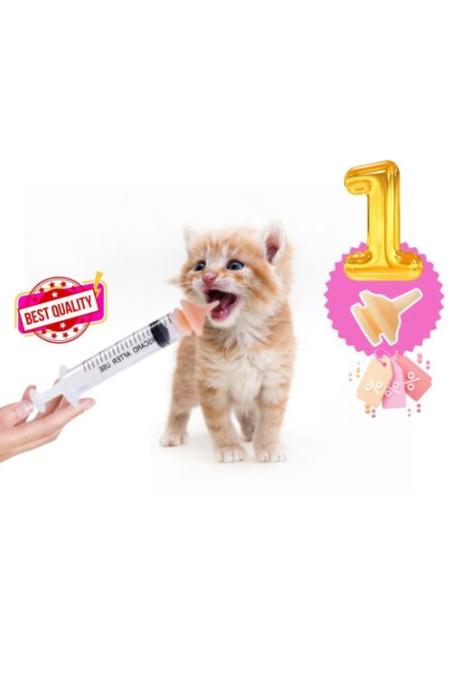 Evcil Hayvan Mini Silikon Meme Yavru Kedi Köpek Hamster Emzik Biberon 1 Adet